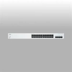 Thiết bị chuyển mạch Cisco Business CBS220-24T-4G-EU là giải pháp phần cứng tiêu chuẩn vàng dành cho các doanh nghiệp vừa và nhỏ (SMBs)